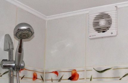 Hood in the bathroom