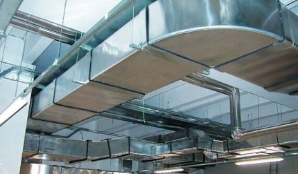 Duct system in the enterprise