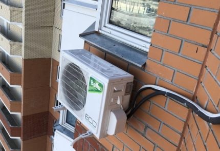 Ballu outdoor unit External unit maintenance