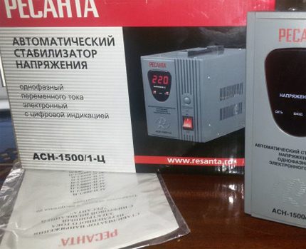 Documentation du stabilisateur de tension