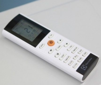 Système de climatisation télécommandé Boutons de télécommande et de contrôle