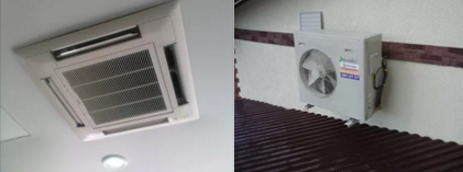 Le bloc externe et interne du conditionneur de cartouche Modules split systèmes de cassettes