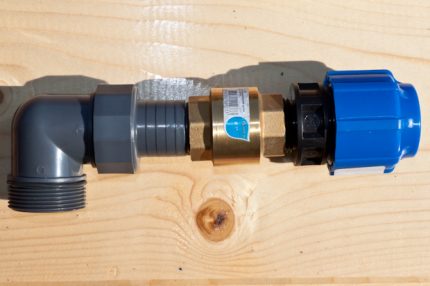 Borular için çek valf Çek valf türü