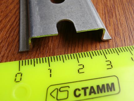 Le rail DIN est dimensionné