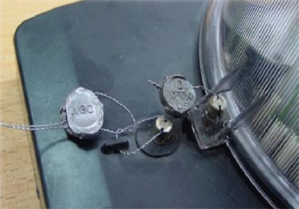 Sceau de protection des relevés de compteurs Joint de plomb pour compteur électrique