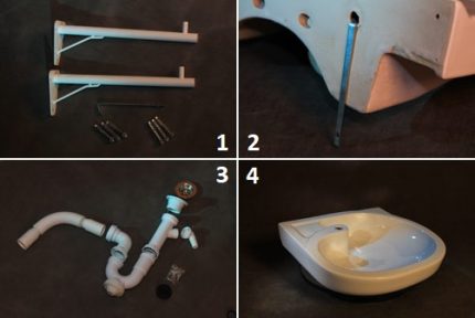 Conjunto completo de pias da marca registrada Waterlily