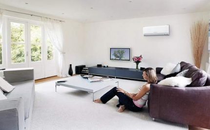 Trocknen der Klimaanlage vor einer Pause