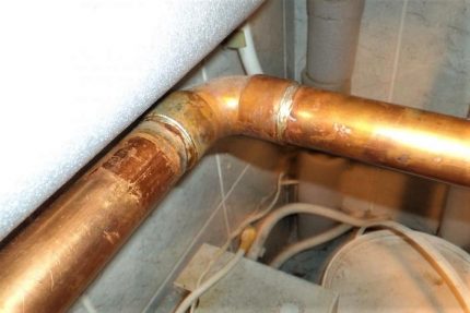 Juntas processadas após solda