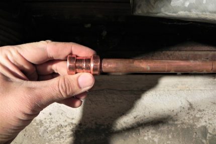 Superfície do tubo sem fluxo