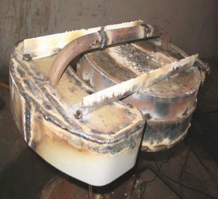 Réservoir de carburant pour la modernisation d'un poêle conventionnel sortant du tuyau Réservoir de carburant supplémentaire