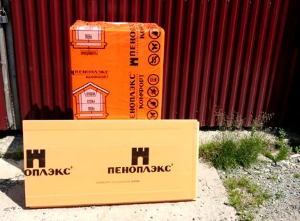 Penoplex insulation plate