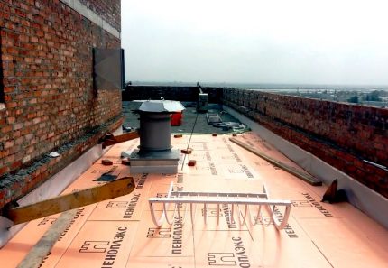 Penoplex Slope on the roof