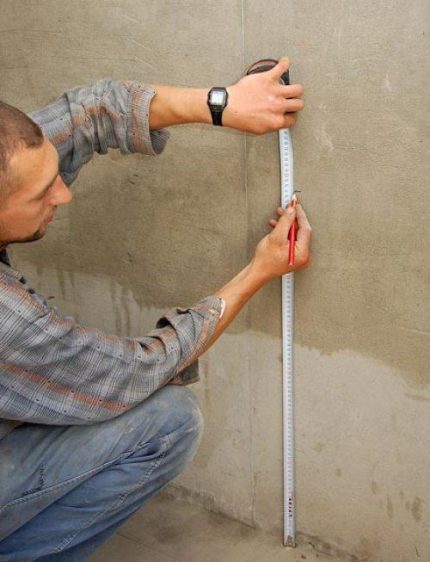 Mesure de salle de bain