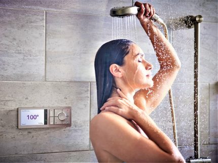 Température stable de l'eau de douche