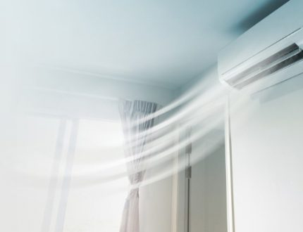 Oda split sistemine HEC'ye arıtılmış hava tedarik şeması Sağlıklı iklim seçeneği