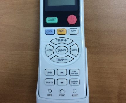 Split sistem HEC 09HTC03 R2 için uzaktan kumanda Klima