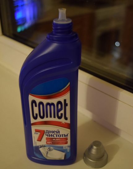 Gel comète pour plomberie