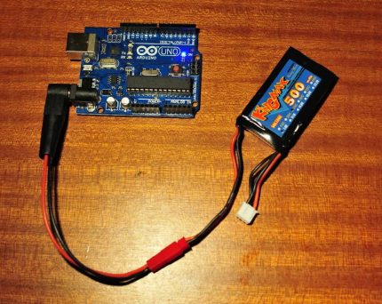 Alimentation par batterie Arduino