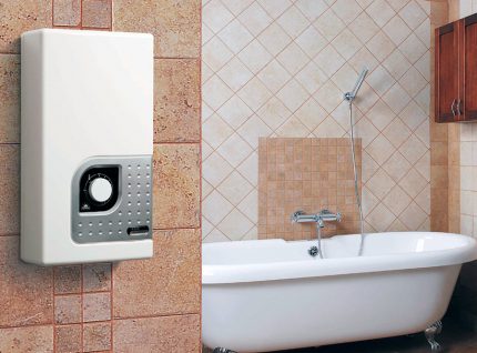 Chauffage électrique coulant pour salle de bain