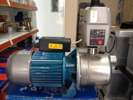 Station de pompage pour une résidence d'été