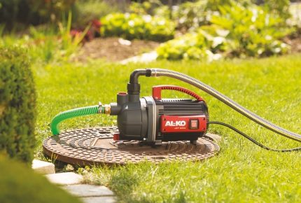 Pompe d'arrosage de jardin