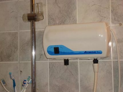 Aquecedor de água instantâneo para banheiro Aquecedor de água instantâneo de parede