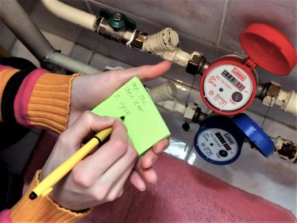 Lectures de compteur d'eau