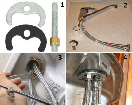 The nuances of installing a sink tap Installing a faucet in a kitchen sink