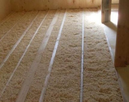 La sciure comme chauffage