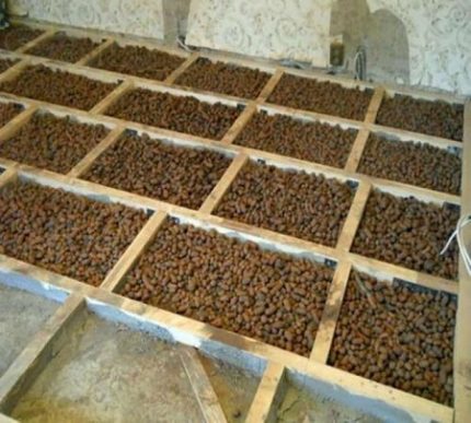 Isolation en argile expansée