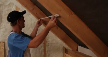 Mesure de la distance entre les chevrons