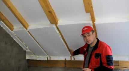 Isolation à la jonction avec Mauerlat