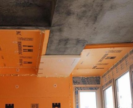 Installation de mousse