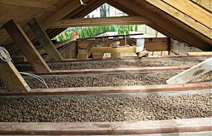 Isolation extérieure en argile expansée