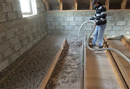 Isolation écologique du plafond