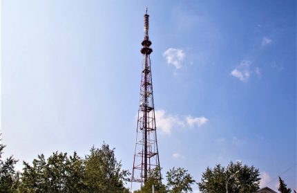 Torre de televisão de linha de visão