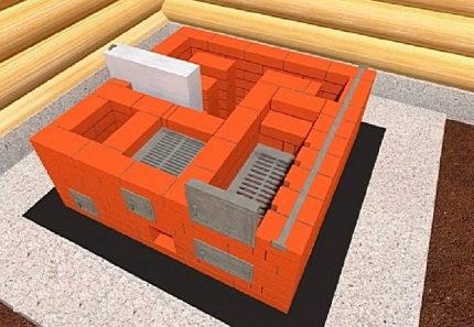 Renforcement du mur avec une barre en acier - étape 7 Renfort mural avec chape en acier