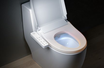 Couvercle intelligent avec bidet de toilette