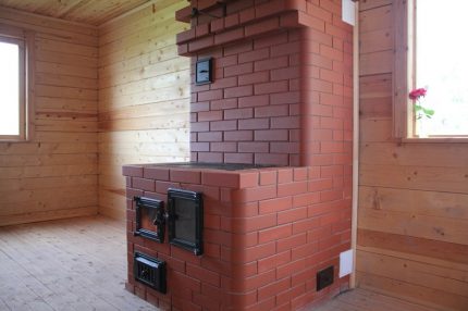 Poêle Potapov à l'intérieur Poêle Potapov à l'intérieur