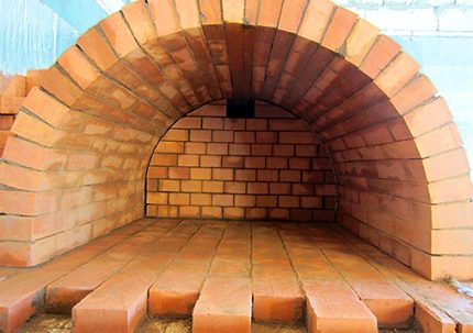 Construction d'un foyer pour un poêle russe Construction d'un foyer pour un poêle russe