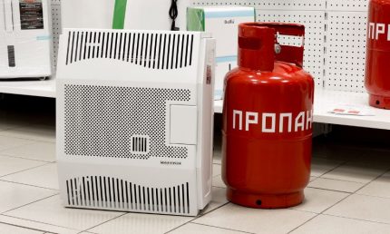 An der Wand montierter Gaskonvektor