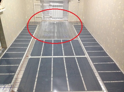 Règles de pose du plancher infrarouge