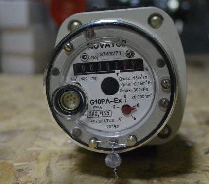 Compteur de gaz rotatif