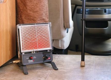 Réchauffeur catalytique infrarouge