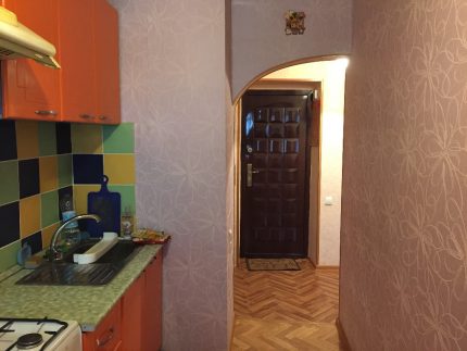 Arco da cozinha arco para o corredor