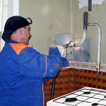 Travailleur des services de gaz