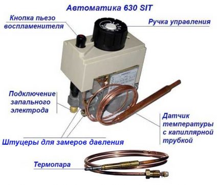 Device for piezo ignition of a gas boiler Piezo ignition gas valve