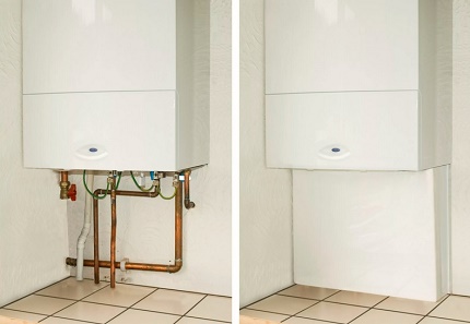 Boîte pour points de connexion et tuyaux Boîte pour points de connexion et tuyaux