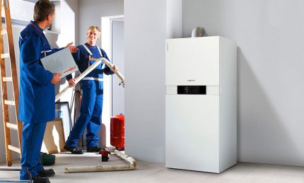 Checking the correct placement of the heating boiler Boiler Placement