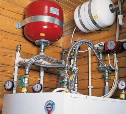 Vase d'expansion de chauffage au gaz